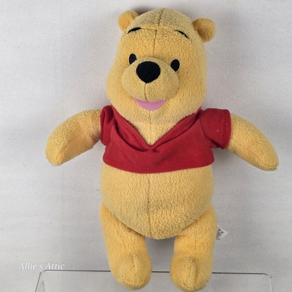 Winnie The Pooh Tigger Rattle 11" Plush Stuffed Animal Doll Bear Tiger Baby Toy - Picture 4 of 6